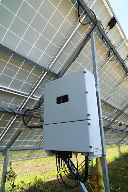 Inverter repairs in Perth Inverter behind the solar panels Renewable energy